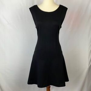 Free People Fit & Flare Sleeveless Little Black Dress w/Zip Up Back - Size XS